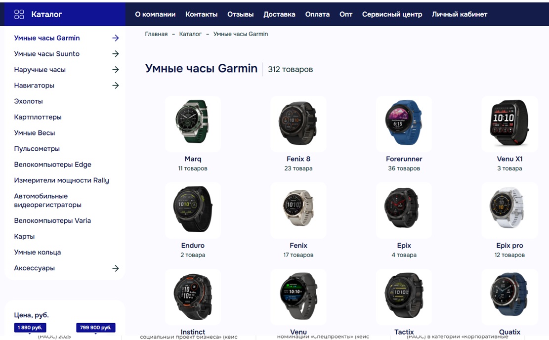Кейс по продвижению магазина часов Garmin: стратегия, работы и реальные результаты SEO