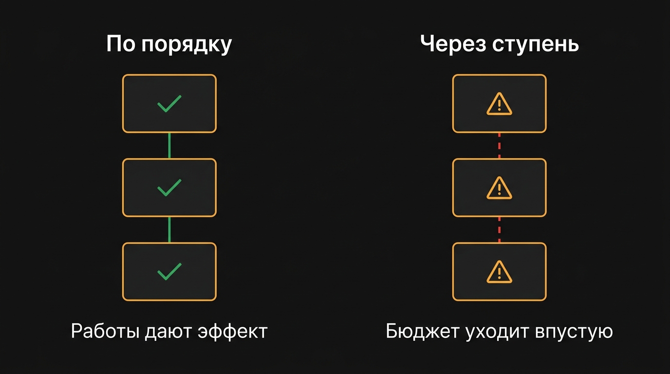 Внутренняя оптимизация сайта: что входит и в каком порядке делать 2 Почему порядок работ по оптимизации важнее их количества